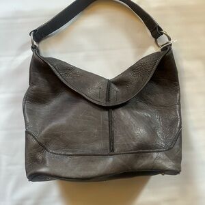Frye Dark Brown Leather Shoulder Bag